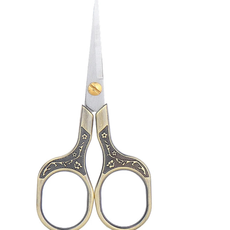 Retro Stainless Steel Tailor Scissors – Crane-Shaped Small Embroidery & Cross-Stitch Scissors for DIY Crafts and Home Use