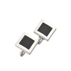 Men Luxury Black Square Cufflinks – Classic High-Quality Shirt Jewelry, Elegant Gift