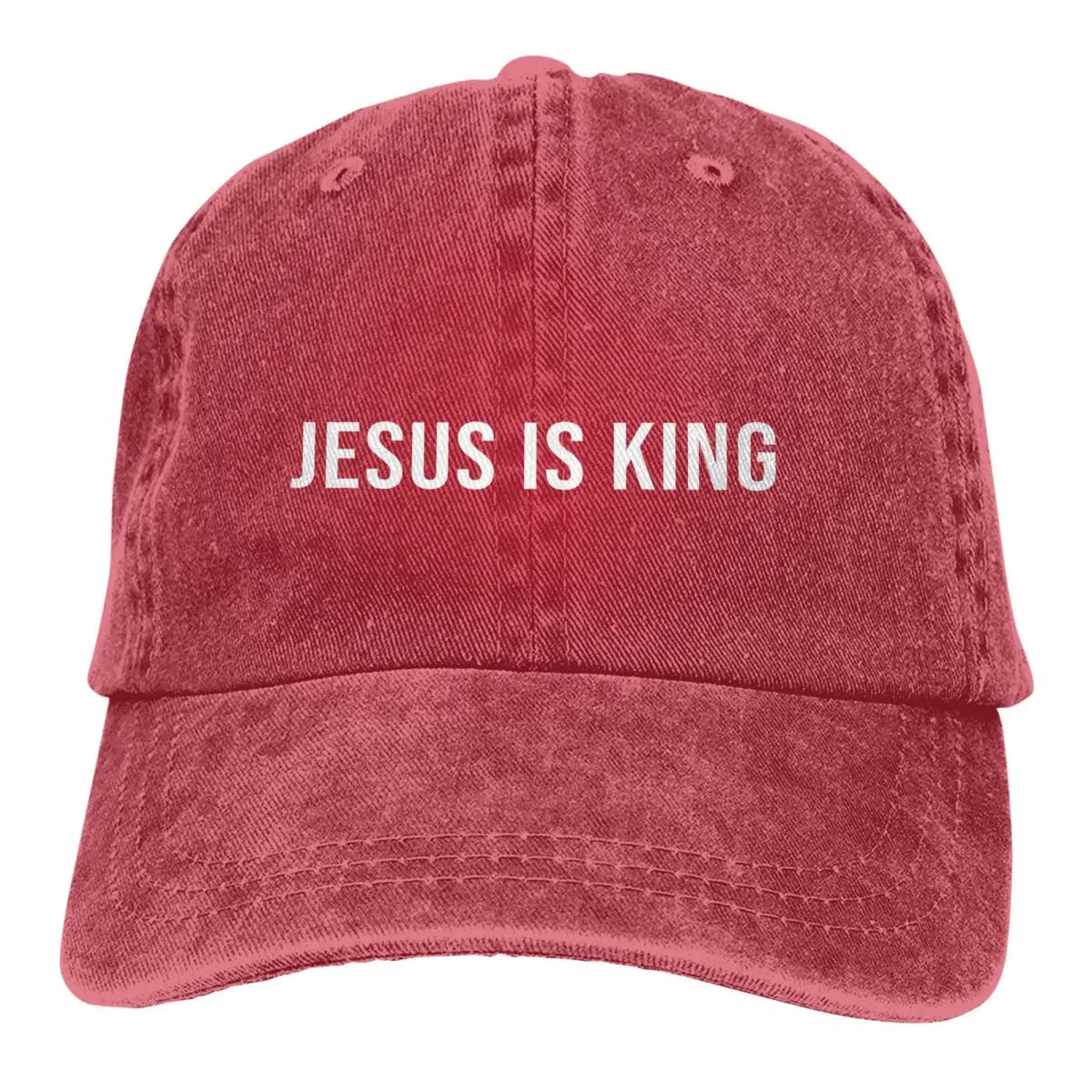 King Snapback Baseball Cap for Men and Women – Sun Visor Protection Hat with Jesus God Cross Design