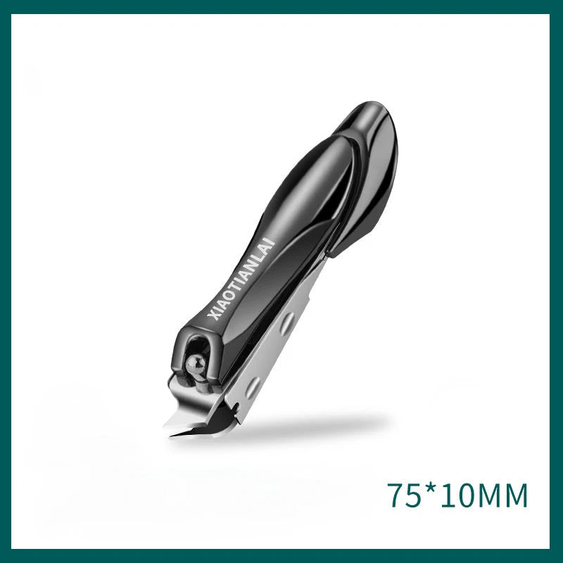 Nail Clippers Stainless Steel Sharpest Nail Cutter Duty Curved Edge for Adult Men Women Swing Out Nail Cleaner/File
