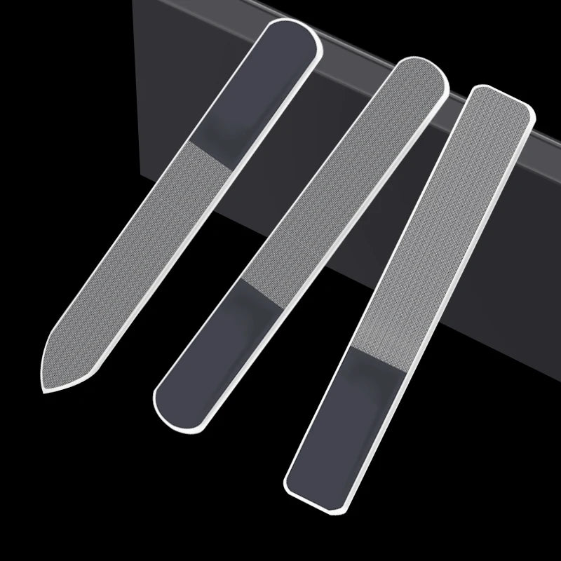 Crystal Glass Nail File – Fine Polishing Mini Nail Polisher for Manicure Care