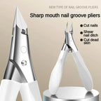 Professional Labor-Saving Nail Clippers Set 3Pcs Exfoliating Scissors Cuticle Cutter Pedicure Tool for Ingrown Toenails