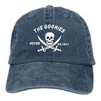 The Goonies “Never Say Die” Baseball Cap – Snapback Hat with Visor Protection for Men & Women
