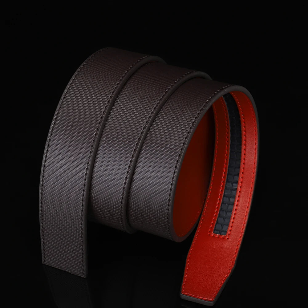 Women Belts Large Size Belt No Buckle for Automatic Buckle Genuine Leather Belts Without Buckle Cowskin High Quality