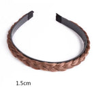 Retro Non-Slip Hair Bands for Women and Girls – Fishbone Twist Headband for Braids