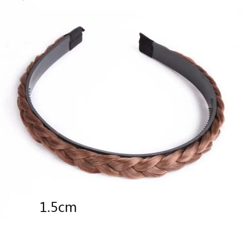 Retro Non-Slip Hair Bands for Women and Girls – Fishbone Twist Headband for Braids
