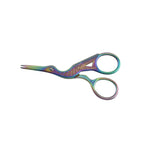 Retro Stainless Steel Tailor Scissors – Crane-Shaped Small Embroidery & Cross-Stitch Scissors for DIY Crafts and Home Use