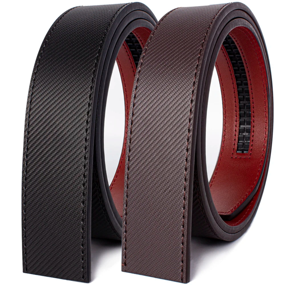 Women Belts Large Size Belt No Buckle for Automatic Buckle Genuine Leather Belts Without Buckle Cowskin High Quality