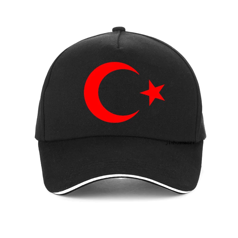 Men’s Turkish Flag Baseball Cap – Summer Casual Dad Hat, Fashion Accessory for Women & Men”