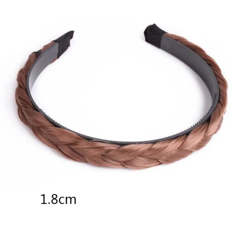Retro Non-Slip Hair Bands for Women and Girls – Fishbone Twist Headband for Braids