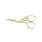 Retro Stainless Steel Tailor Scissors – Crane-Shaped Small Embroidery & Cross-Stitch Scissors for DIY Crafts and Home Use