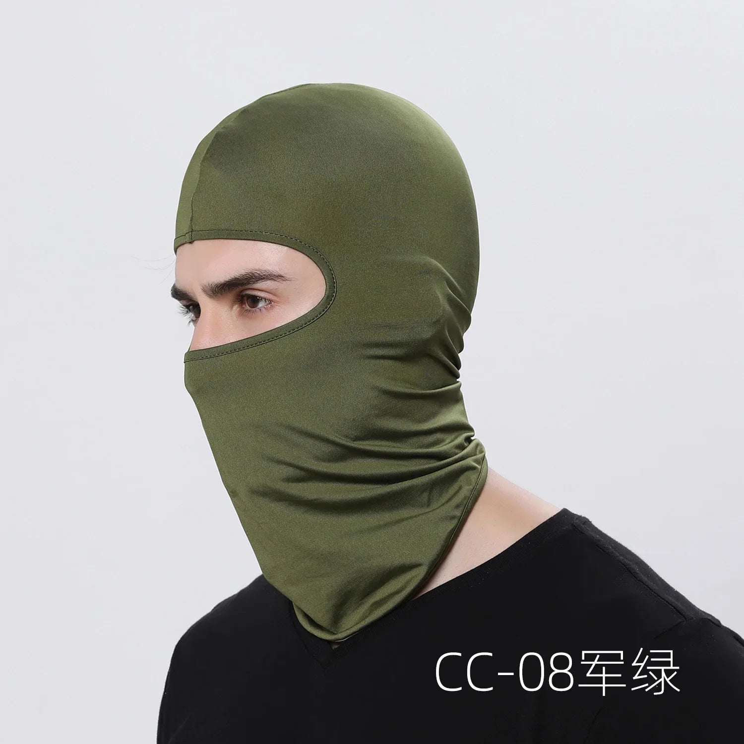 Men’s Cycling Balaclava Face Mask – Windproof, Breathable, Anti-UV Helmet Liner for Ski & Motorcycle (Ski Mask)