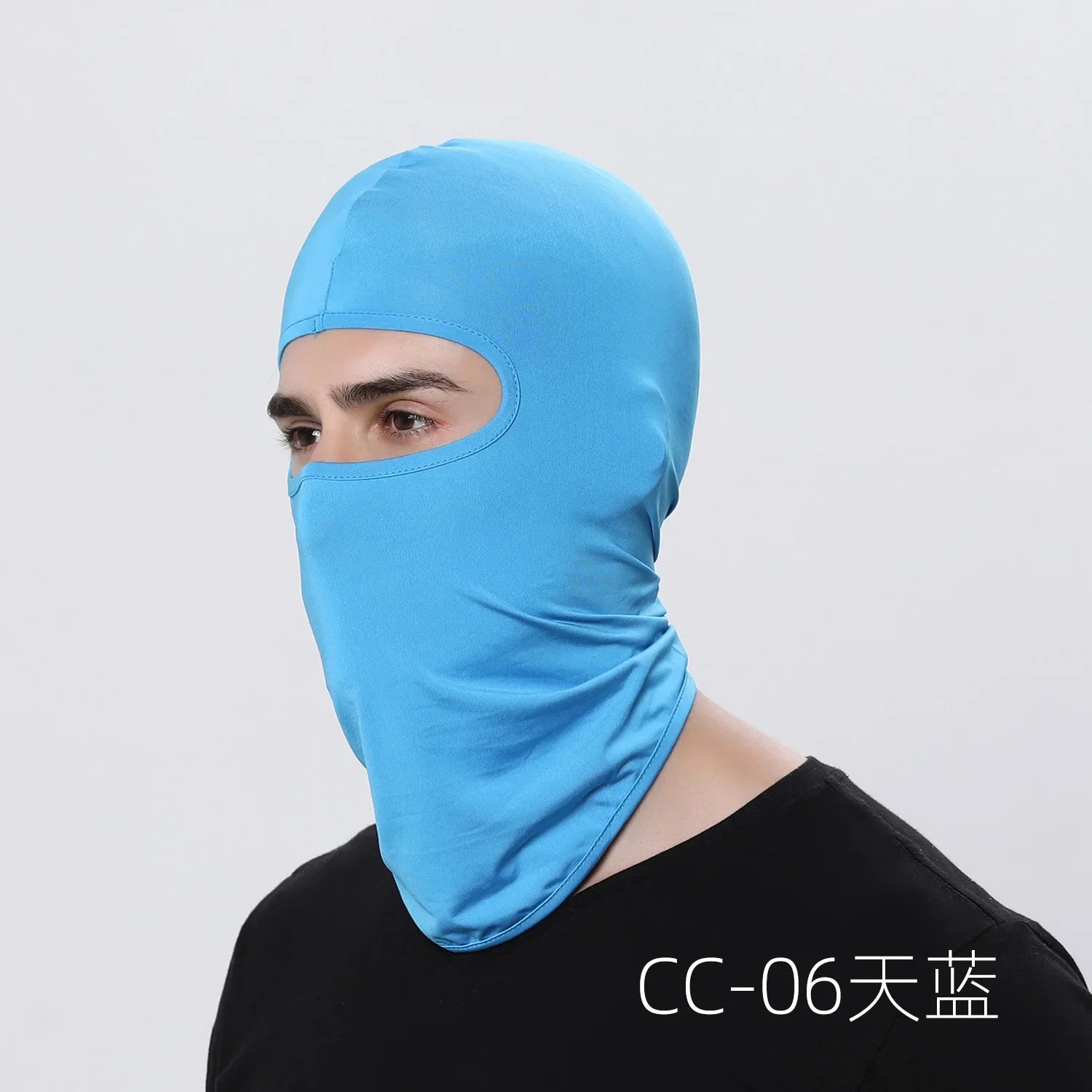 Men’s Cycling Balaclava Face Mask – Windproof, Breathable, Anti-UV Helmet Liner for Ski & Motorcycle (Ski Mask)