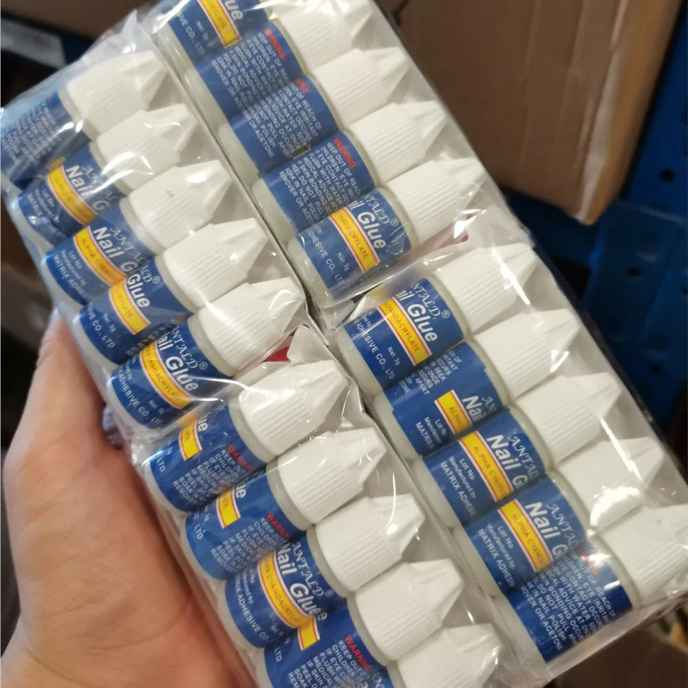 Fast-Drying Nail Glue – Strong Adhesive for False Nail Tips, Acrylic Art, Rhinestones & Gel Nails