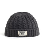 BROOKLYN Knitted Beanie – Warm Wool Hat for Men & Women, Simple Solid Skullies, Autumn & Winter Fashion Cap