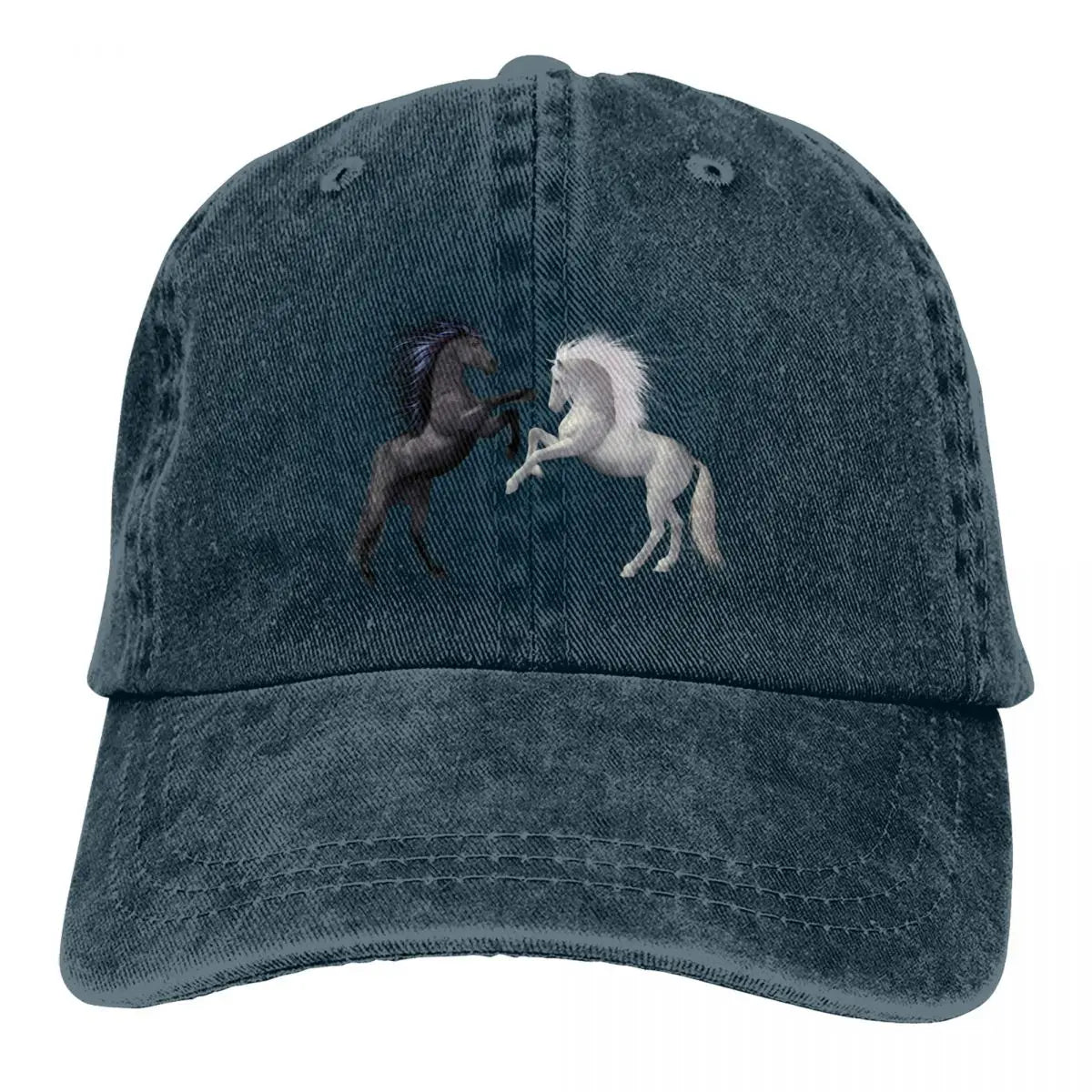 Casual Baseball Cap Men Hats Women Visor Protection Snapback Horse Animal Caps