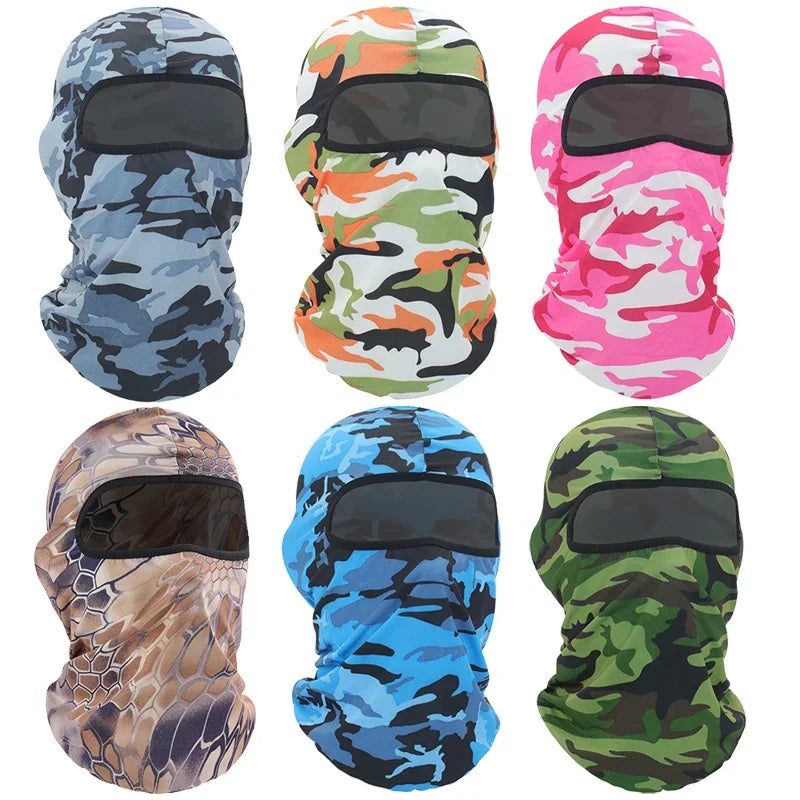 Men’s Cycling Balaclava Face Mask – Windproof, Breathable, Anti-UV Helmet Liner for Ski & Motorcycle (Ski Mask)