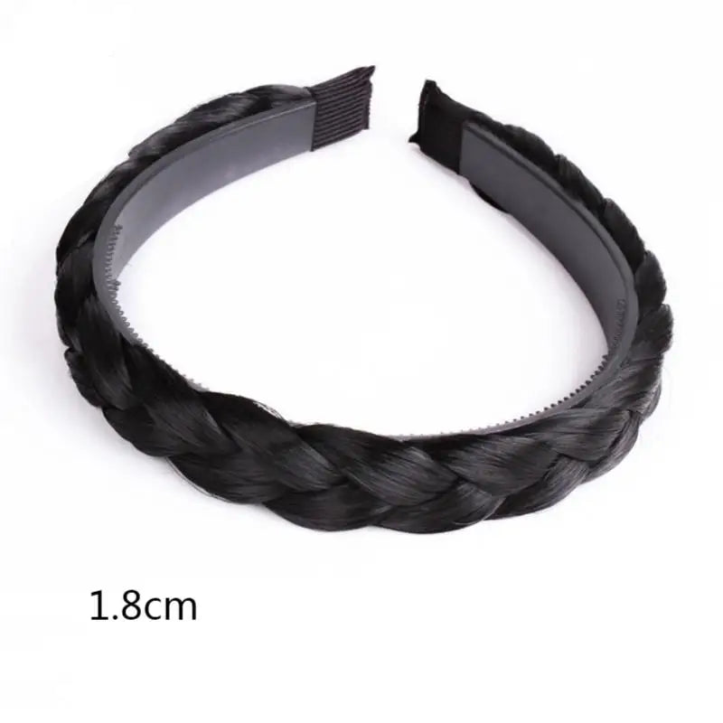 Retro Non-Slip Hair Bands for Women and Girls – Fishbone Twist Headband for Braids