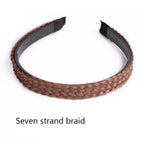 Retro Non-Slip Hair Bands for Women and Girls – Fishbone Twist Headband for Braids
