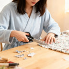 Stainless Steel Scissors with Plastic Handles and Tailor Shears Suitable for Cutting Fabrics, Paper, Leather, and Hair