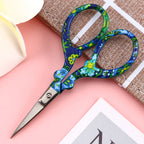 Retro Stainless Steel Tailor Scissors – Crane-Shaped Small Embroidery & Cross-Stitch Scissors for DIY Crafts and Home Use