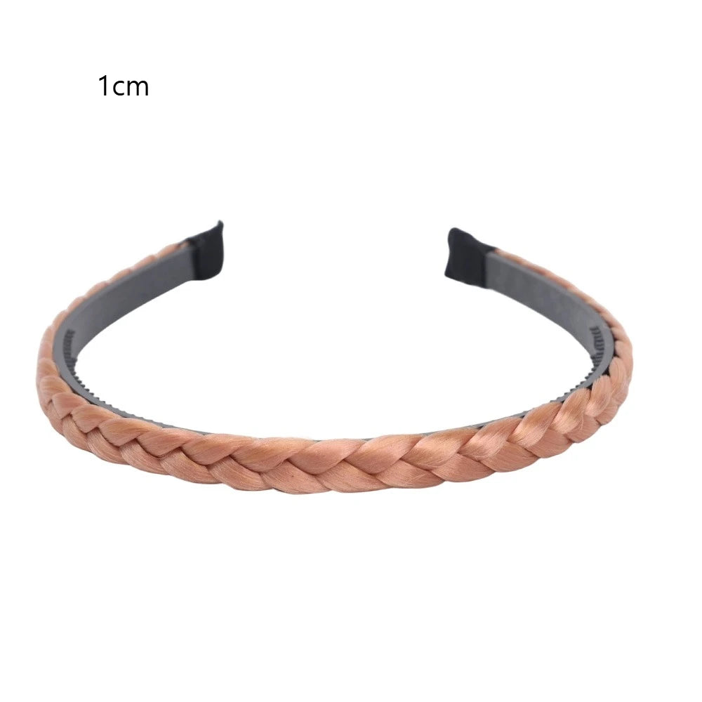 Retro Non-Slip Hair Bands for Women and Girls – Fishbone Twist Headband for Braids