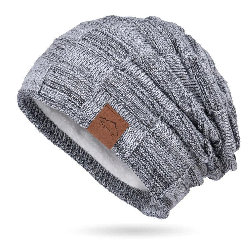 Women’s Winter Hot Sale Hat – Fashionable Slouchy Warm Multicolor Knitted Beanie, Trendy Design