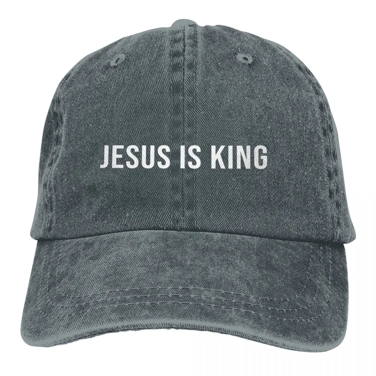 King Snapback Baseball Cap for Men and Women – Sun Visor Protection Hat with Jesus God Cross Design
