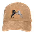 Casual Baseball Cap Men Hats Women Visor Protection Snapback Horse Animal Caps