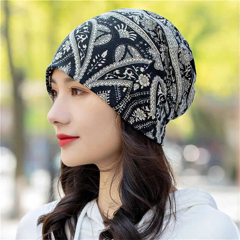 Women’s High-Quality Spring Beanie Hat – 2-Way Wear, Festival & Gift Cap