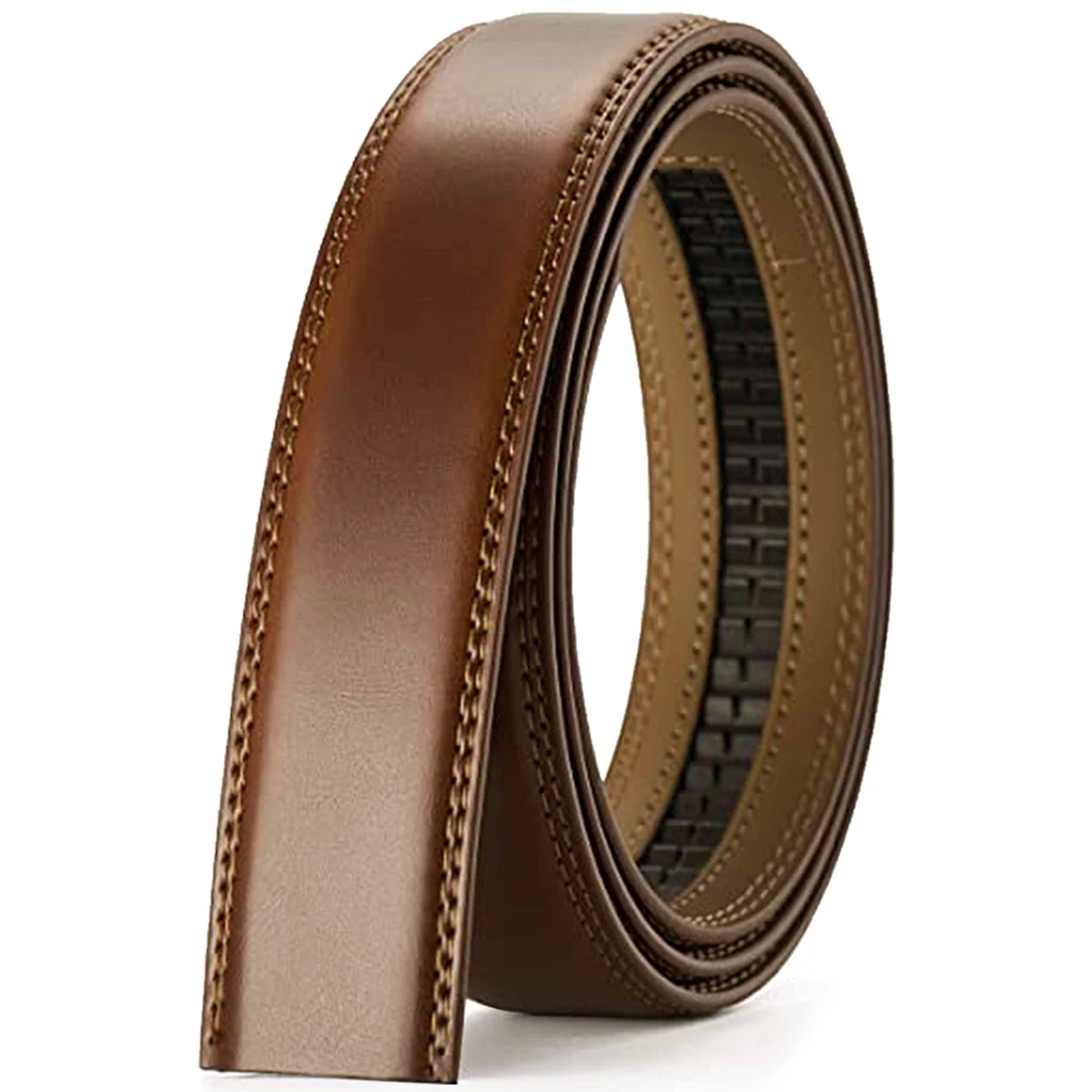 Men Belts Metal Automatic Buckle Brand High Quality Leather Belts for Men Famous Brand Luxury Work Business Strap