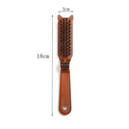 Portable Foldable Hair Comb with Boar Bristle Hair Brush – Scalp Massage Hair Styling Accessory
