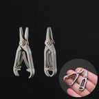 Titanium Alloy Eyebrow & Nose Hair Scissors – Handmade, Portable Beauty Tool