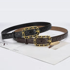 Women Belts Many Colurs Optional Genuine Leather Fashion Women's Pin Buckle Belt 2.8cm Wide Female Accessories