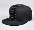 Hip Hop Street Dance Flat Brim Cap – Five-Row Plastic Rivets Bboy Baseball Hat for Men