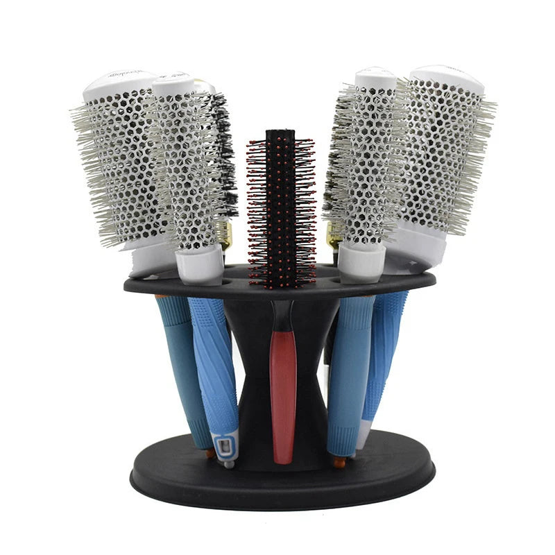Salon Barber PP Storage Stand – 1pcs Organizer Rack for Hairdressing Combs, Brushes, Scissors, and Styling Tools