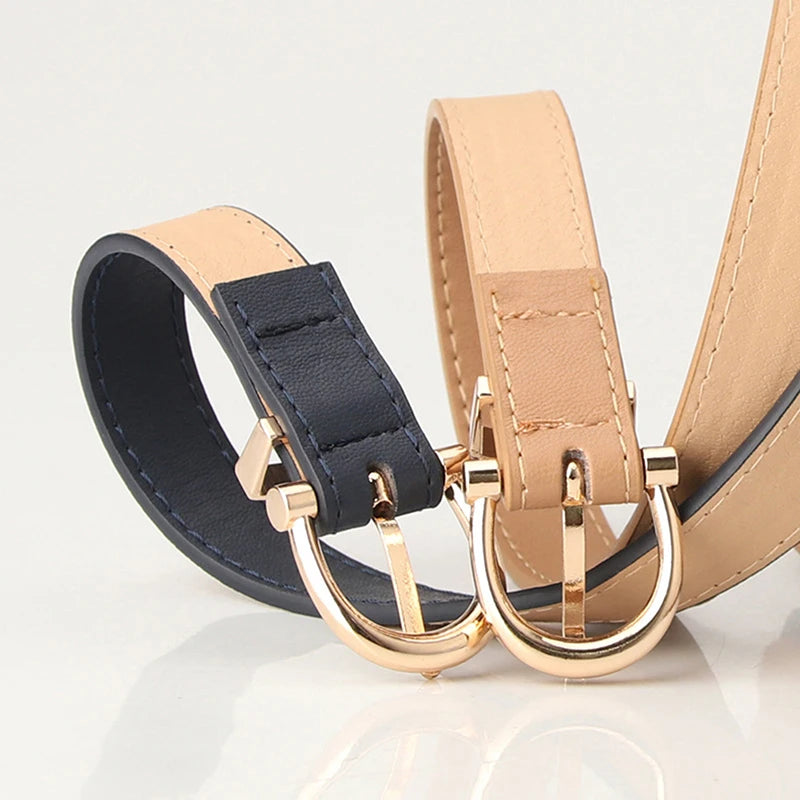 Leather Female Belt Strap Black Brown Green Women Belts Ladies Dress Belt Girls Pants Jean Waist Belt