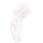 Ripped Long-Tail Pirate Hat for Men & Women – Elastic Hip-Hop Durag Headwrap