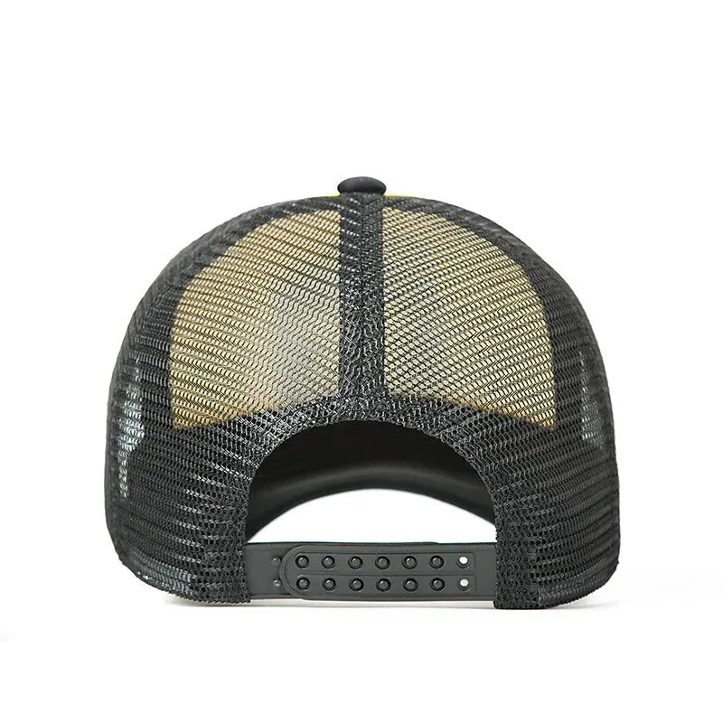 Unisex Spring Snapback Baseball Cap – Mesh Hip Hop Hat for Outdoor Casual Wear