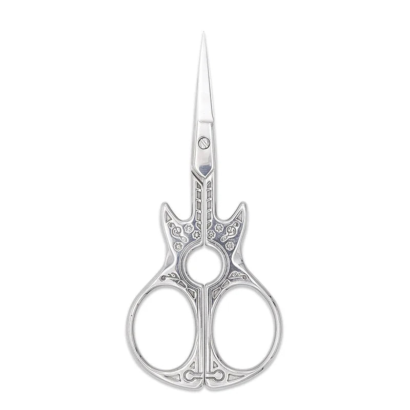 Retro Stainless Steel Tailor Scissors – Crane-Shaped Small Embroidery & Cross-Stitch Scissors for DIY Crafts and Home Use