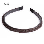 Retro Non-Slip Hair Bands for Women and Girls – Fishbone Twist Headband for Braids