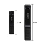 2-Pack Black & Silver Nail Clippers – Sharp, Non-Slip Stainless Steel Trimmers for Easy Manicure