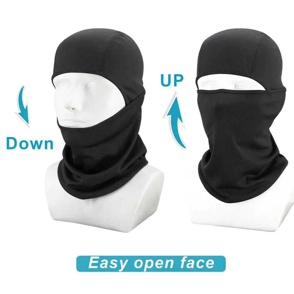 Unisex Cycling Balaclava – Windproof, Breathable Full-Face Helmet Liner with UV Protection (Ski Mask)