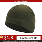 Fleece Winter Hat – Tactical Windproof Outdoor Cap for Hiking, Hunting & Military
