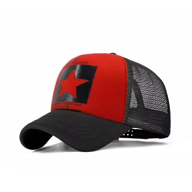 Unisex Spring Snapback Baseball Cap – Mesh Hip Hop Hat for Outdoor Casual Wear