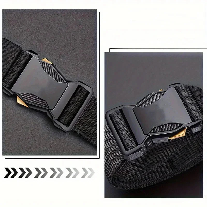 2026 New Men Belts, Quick Release Pluggable Buckle Men Outdoors Belt Breathable Belts For Men Pants Belt
