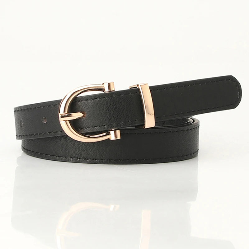 Leather Female Belt Strap Black Brown Green Women Belts Ladies Dress Belt Girls Pants Jean Waist Belt