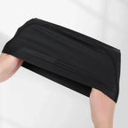 Men’s Large-Size Nylon Swim Cap – High Elastic, Breathable Swimming Hat with Ear Protection & Fashion Print Design