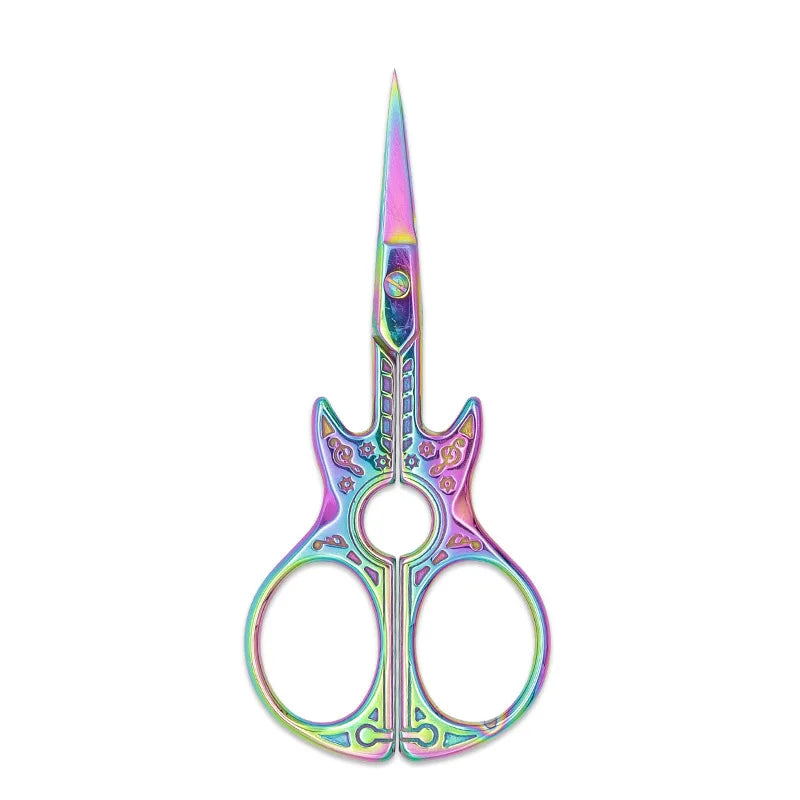 Retro Stainless Steel Tailor Scissors – Crane-Shaped Small Embroidery & Cross-Stitch Scissors for DIY Crafts and Home Use