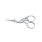 Retro Stainless Steel Tailor Scissors – Crane-Shaped Small Embroidery & Cross-Stitch Scissors for DIY Crafts and Home Use
